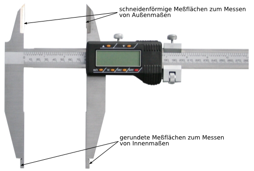 Messchieber Form M